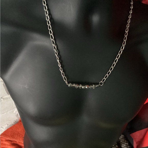 Men's Crystal Bar Chain Necklace..⛓ - Picture 4 of 4